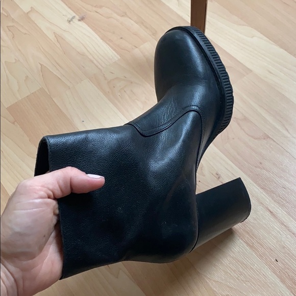 Tall Zara black Zip Up boot - 39 - size 8 1/2 - Picture 4 of 4